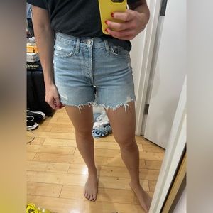 agolde parker long shorts